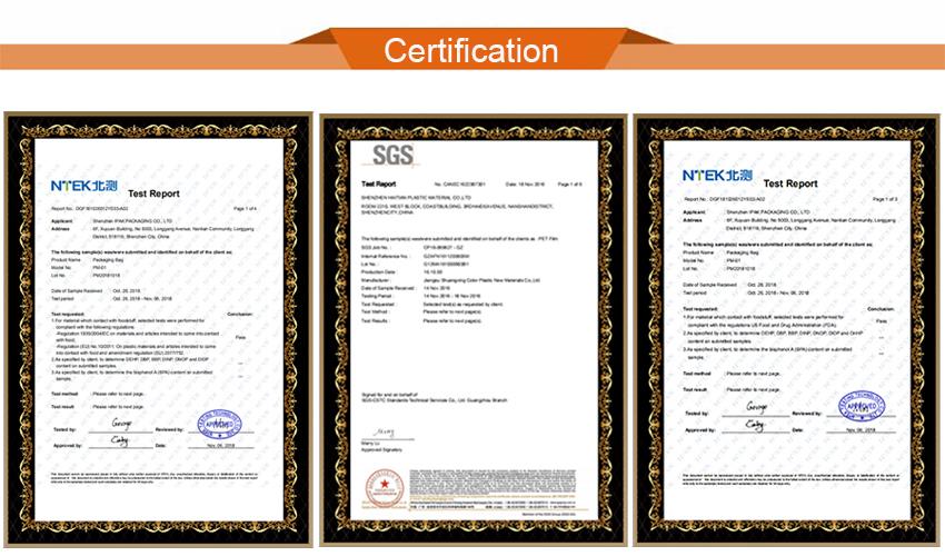 Certification Certification
