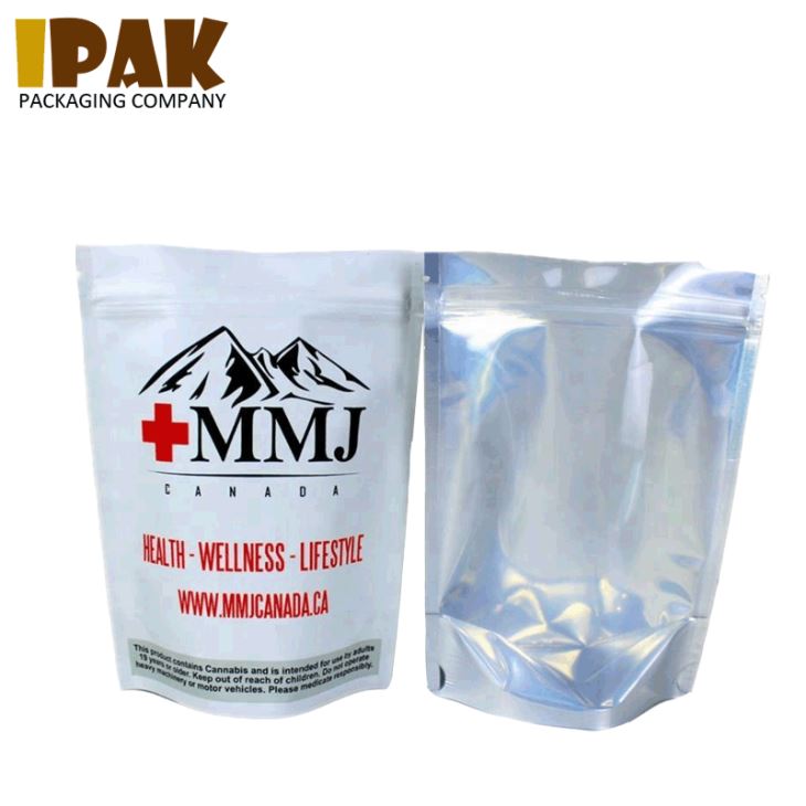 Child Resistant Pouch For Cannabis Packing