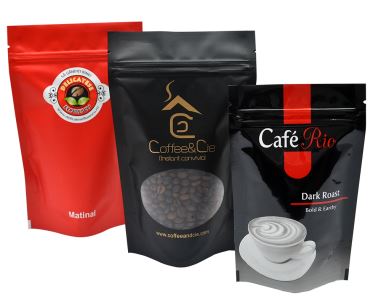 Resealable Kas fes taum sawv ntsug hnab nrog Valve